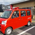 地震防災の日　車両広報